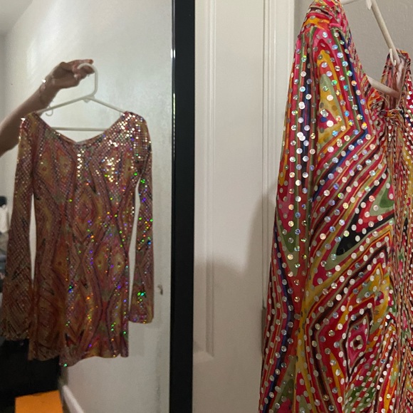 Halloween Costume Disco 70’s Dress - Picture 6 of 6